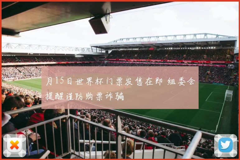 月15日世界杯门票发售在即 组委会提醒谨防购票诈骗